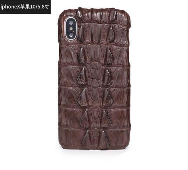 Crocodile Leather iPhone Case, Luxury Genuine Skin Phone Case