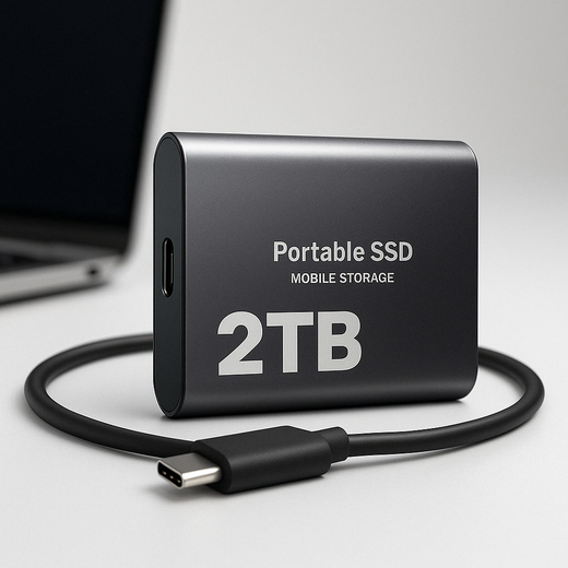 PS5 External Hard Drive, Portable USB-C SSD for PS5, Xbox & PC