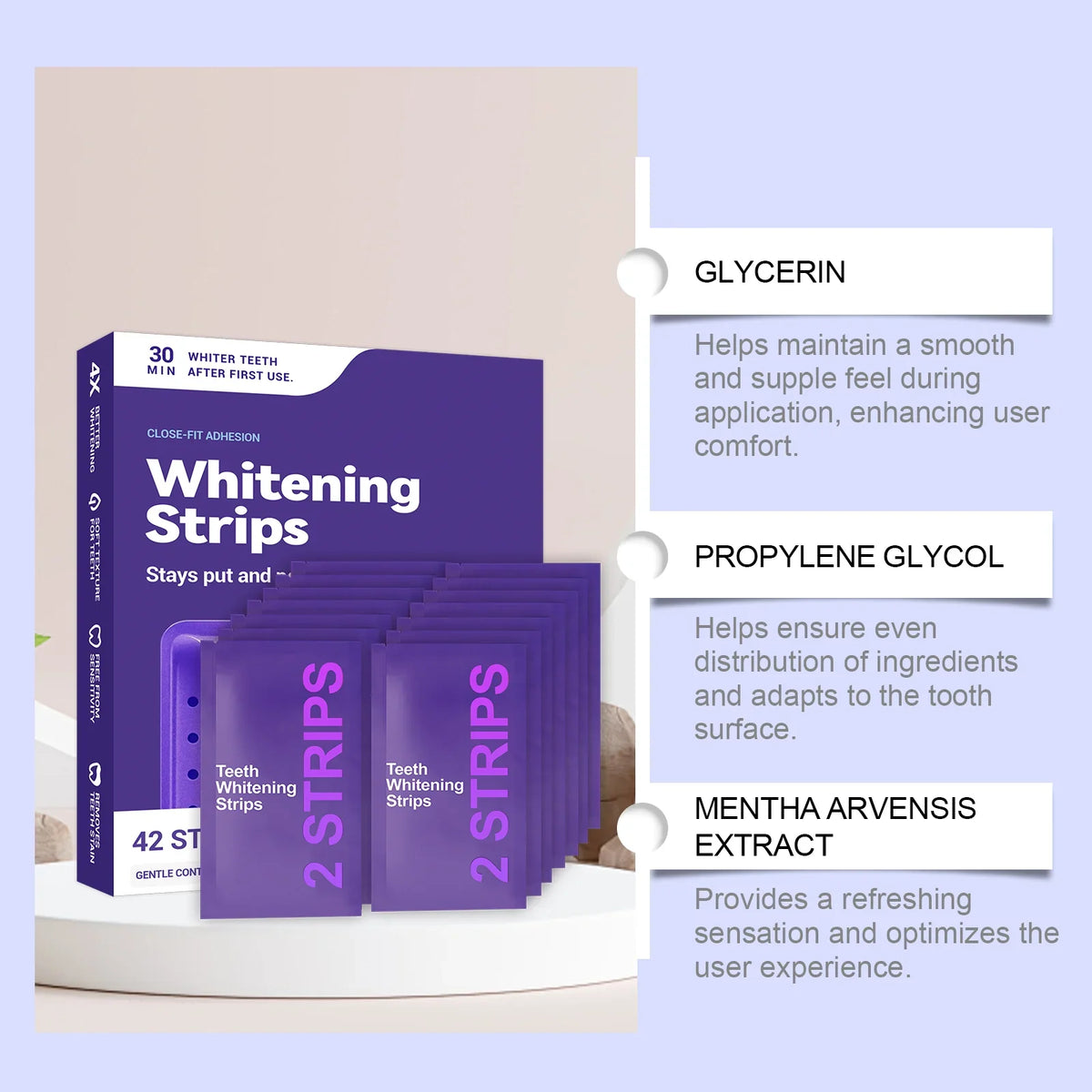 Purple Teeth Whitening Strips – photo 2