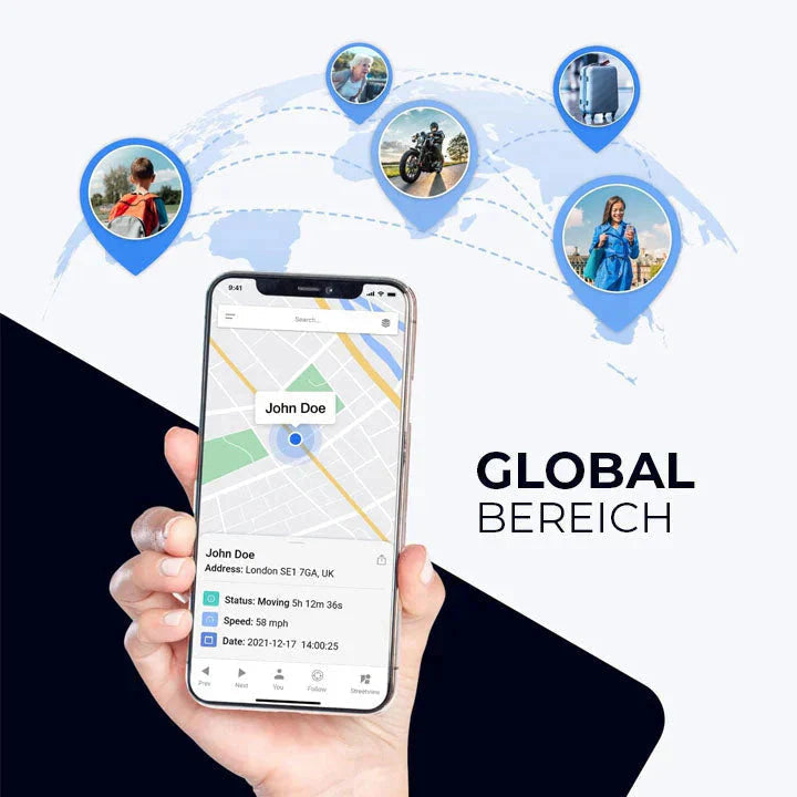 Mini GPS Tracker, Magnetic Real-Time Tracking Device for Vehicles, Luggage & Valuables