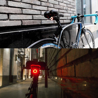 Bike Tail and Brake Light, 6 Modes, Rechargeable