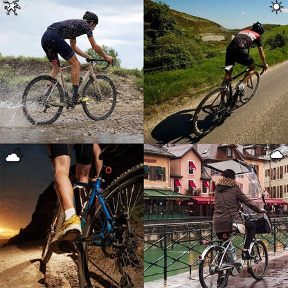 Bike Tail and Brake Light, 6 Modes, Rechargeable