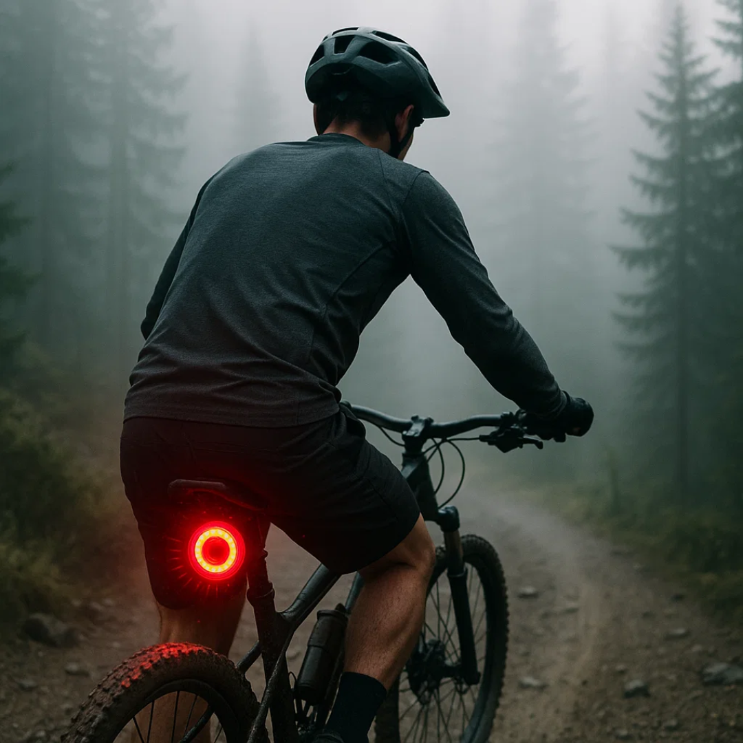 Bike Tail and Brake Light, 6 Modes, Rechargeable