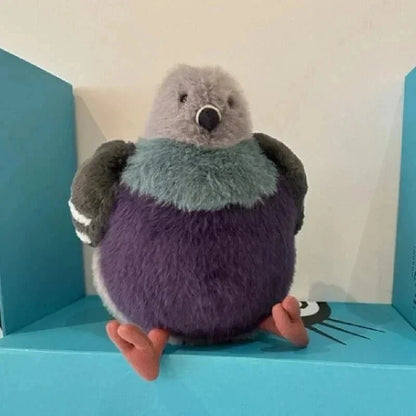 KISSPIGEON Fluffy Pigeon Plush Toy