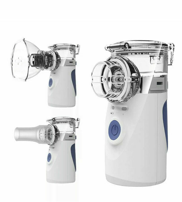 Portable Nebulizer, Rechargeable Ultrasonic Handheld Nebulizer with Mask for Adults & Kids