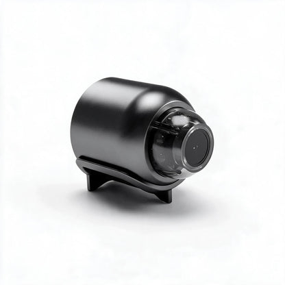 Mini WiFi Security Camera, Night Vision & Motion Detection, Black