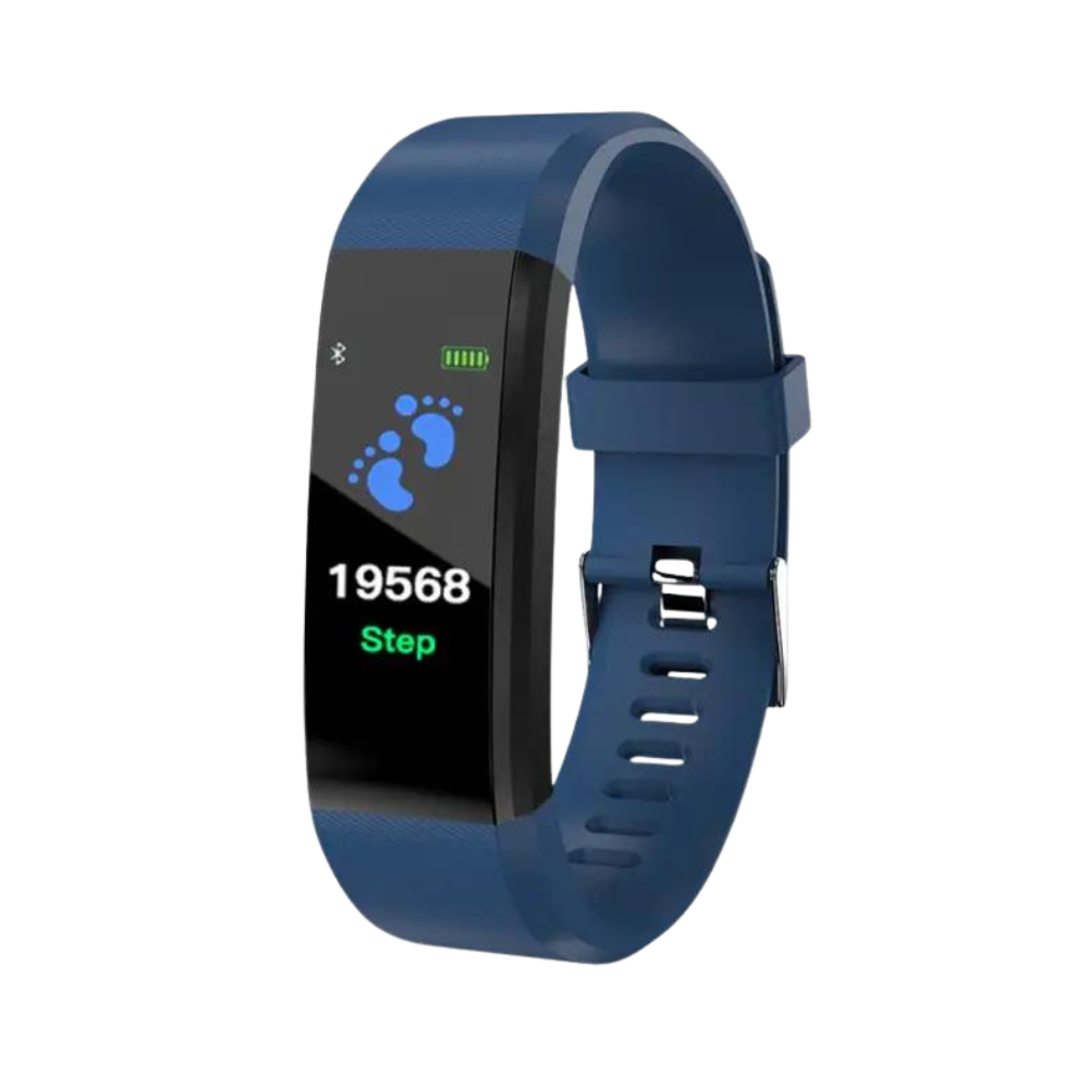 Fitness Tracker Band with Display, Step Counter, Heart Rate & Sleep