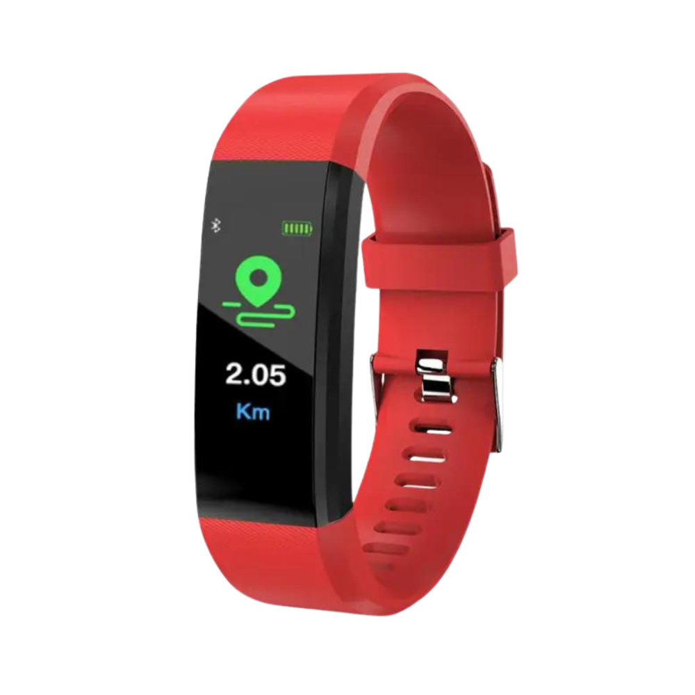 Fitness Tracker Band with Display, Step Counter, Heart Rate & Sleep