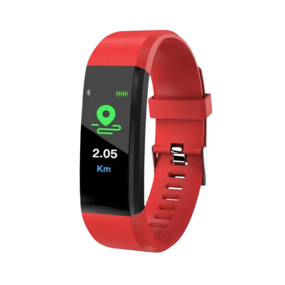 Fitness Tracker Band with Display, Step Counter, Heart Rate & Sleep
