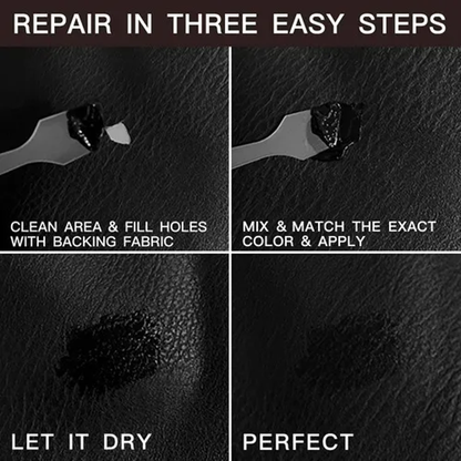 Leather Repair Gel for Car Seats, Furniture & Bags