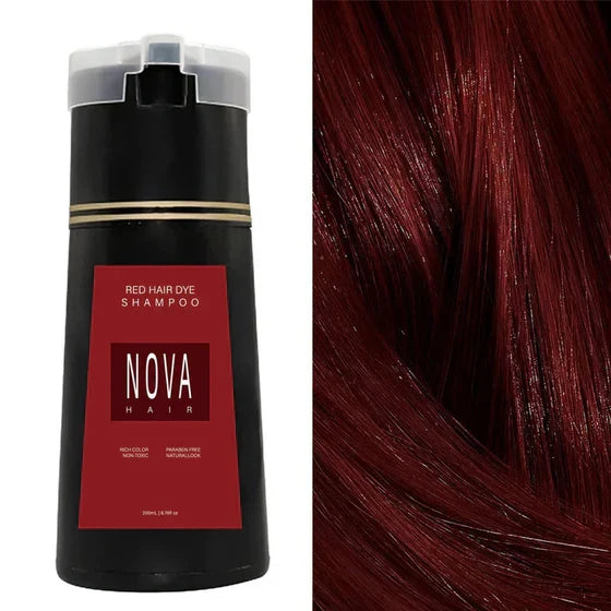 Instant Hair Color Shampoo for Gray Hair, Fast Coloring