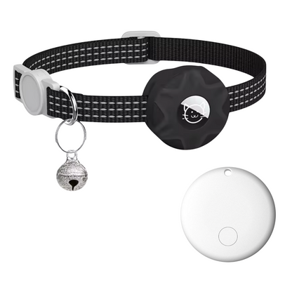 Smart GPS Tracker Collar for Cats and Dogs – Schwarz