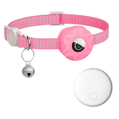 Smart GPS Tracker Collar for Cats and Dogs – Rosa