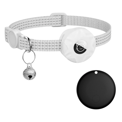 Smart GPS Tracker Collar for Cats and Dogs – Weiß