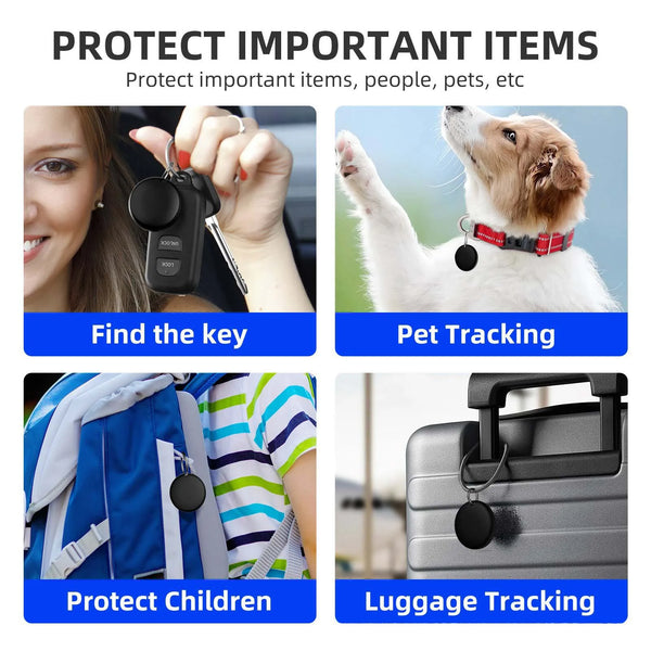 Pet Tracker Collar, Reflective Collar with Android Find My Device Tracker for Cats & Dogs