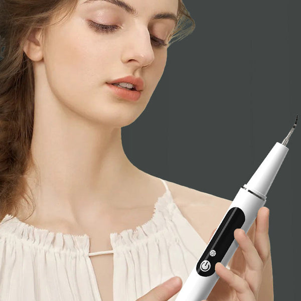 Ultrasonic Tartar Remover, Rechargeable Electric Tooth Cleaner for At-Home Dental Care