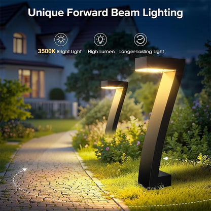 Solar Pathway Lights, 4-Pack, Warm White LED, IP65