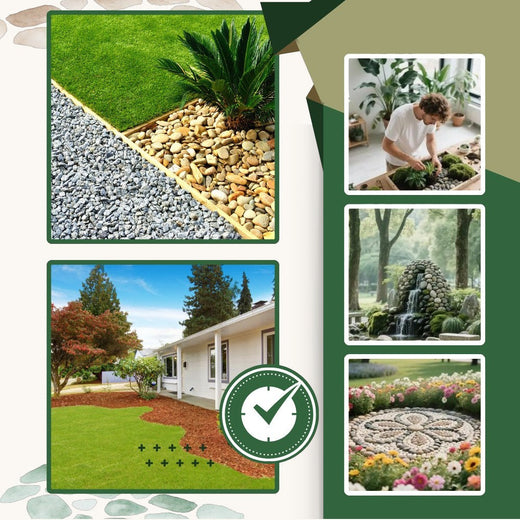 Mulch Glue, Weatherproof Landscape Adhesive for Mulch, Gravel, Wood Chips & Sand, 500g