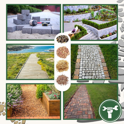 Sticky Mulch Landscape Adhesive, 500g, Rain-Resistant