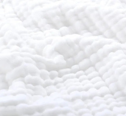 Soft Muslin Cotton Throw Blanket, Round