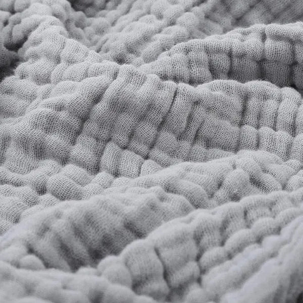Soft Muslin Cotton Throw Blanket, Round