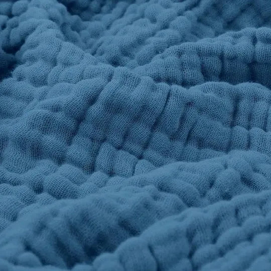 Soft Muslin Cotton Throw Blanket, Round