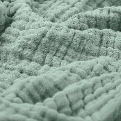Soft Muslin Cotton Throw Blanket, Round