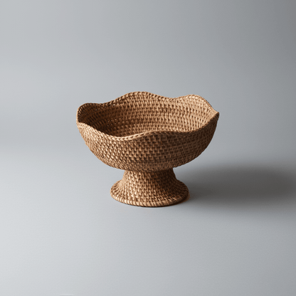 ORGANICBASK Handcrafted Rattan Fruit Basket