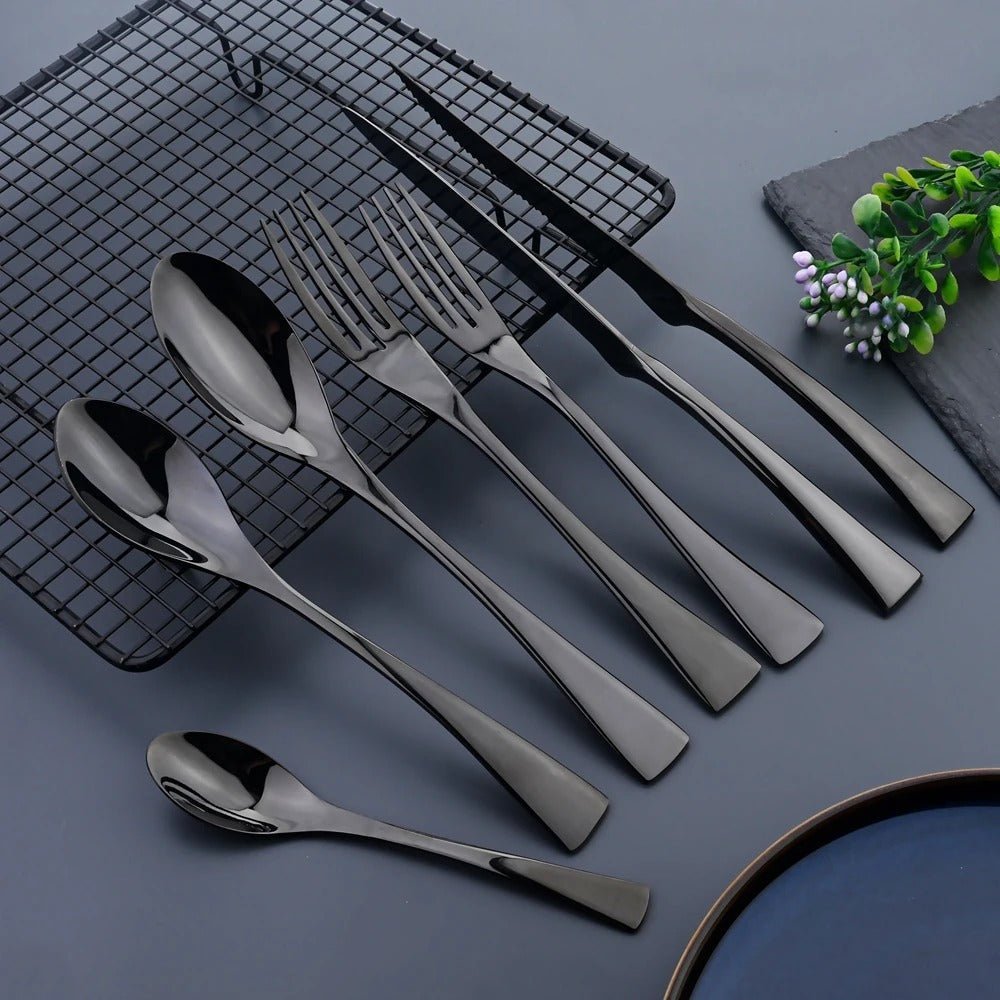 NOIRVIA Black Stainless Steel Cutlery