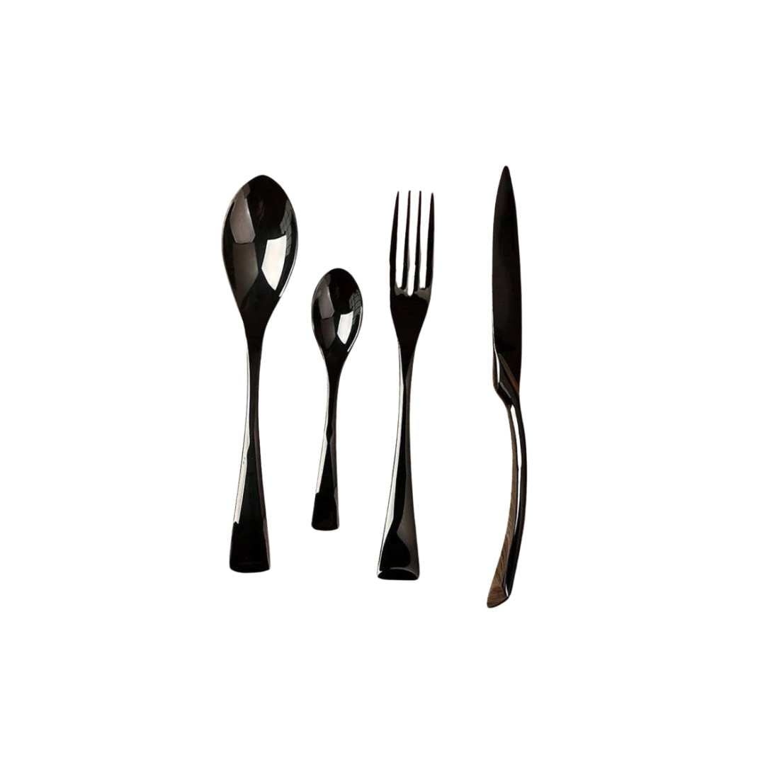 NOIRVIA Black Stainless Steel Cutlery
