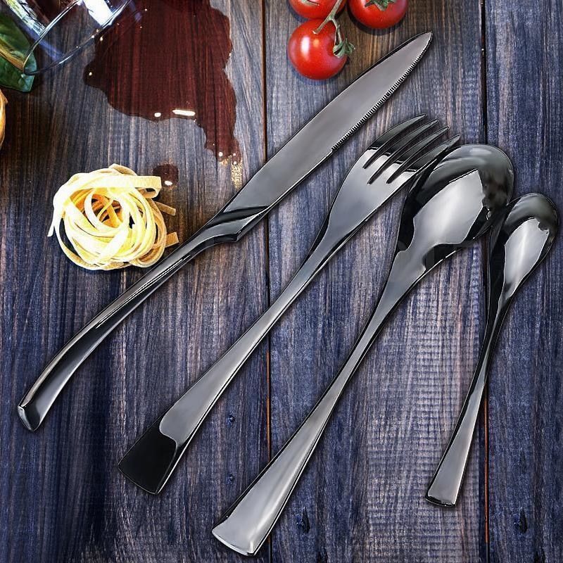 NOIRVIA Black Stainless Steel Cutlery