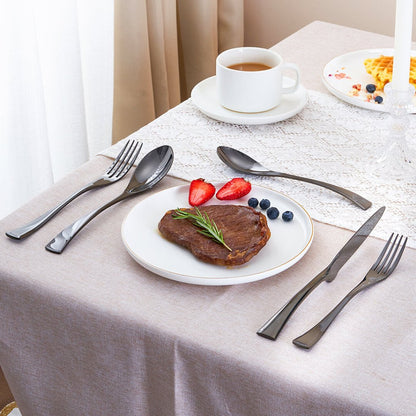 NOIRVIA Black Stainless Steel Cutlery