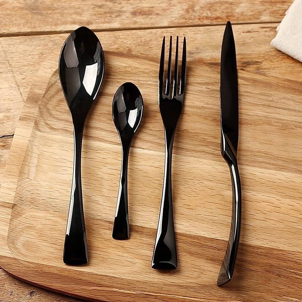 NOIRVIA Black Stainless Steel Cutlery