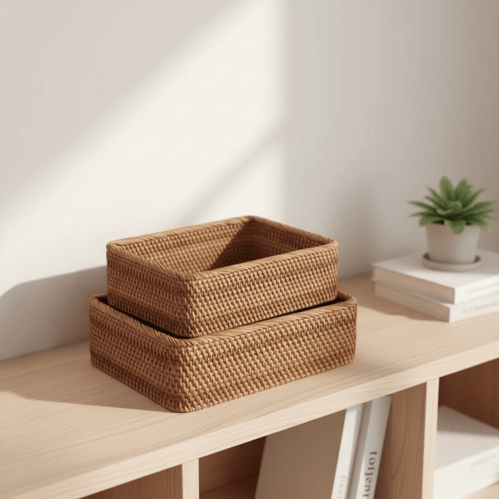 RUSTELLE Rattan Baskets