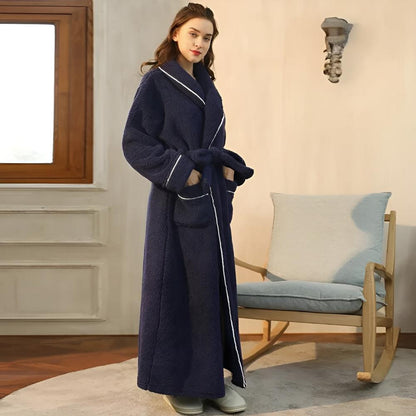SERENELLE Soft Pastel Bathrobe