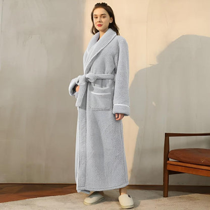 SERENELLE Soft Pastel Bathrobe