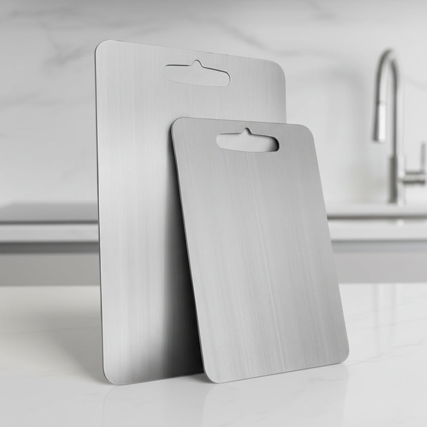 TITANEDGE Antibacterial Stainless Steel Cutting Board