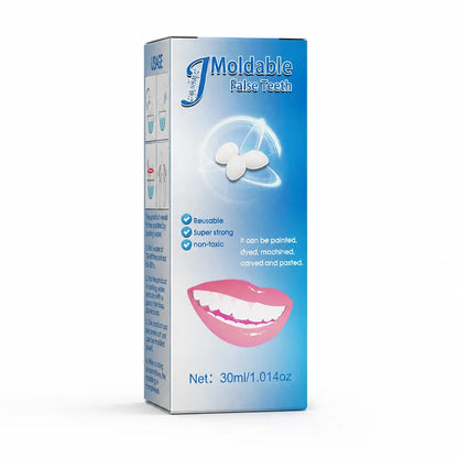 Tooth Repair Granules, Boil to Mold Reusable Resin to Help Fill the Look of Gaps, Chips & Missing Teeth