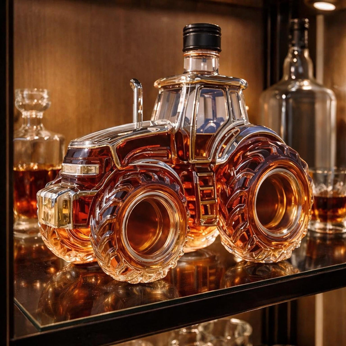 Tractor Whiskey Decanter