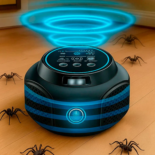 Ultrasonic Plug-In Spider Repellent – Black