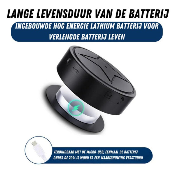 Magnetic GPS Tracker, Real-Time GPS Tracking Device for Vehicles & Valuables with Alarms