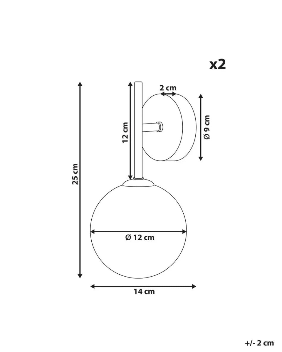 AMBRISA Handmade Glass Wall Light