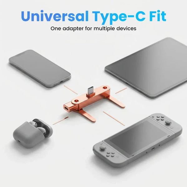 USB C Charging Adapter, 240W Angled USB C Adapter with 360 Degree Folding Phone Stand