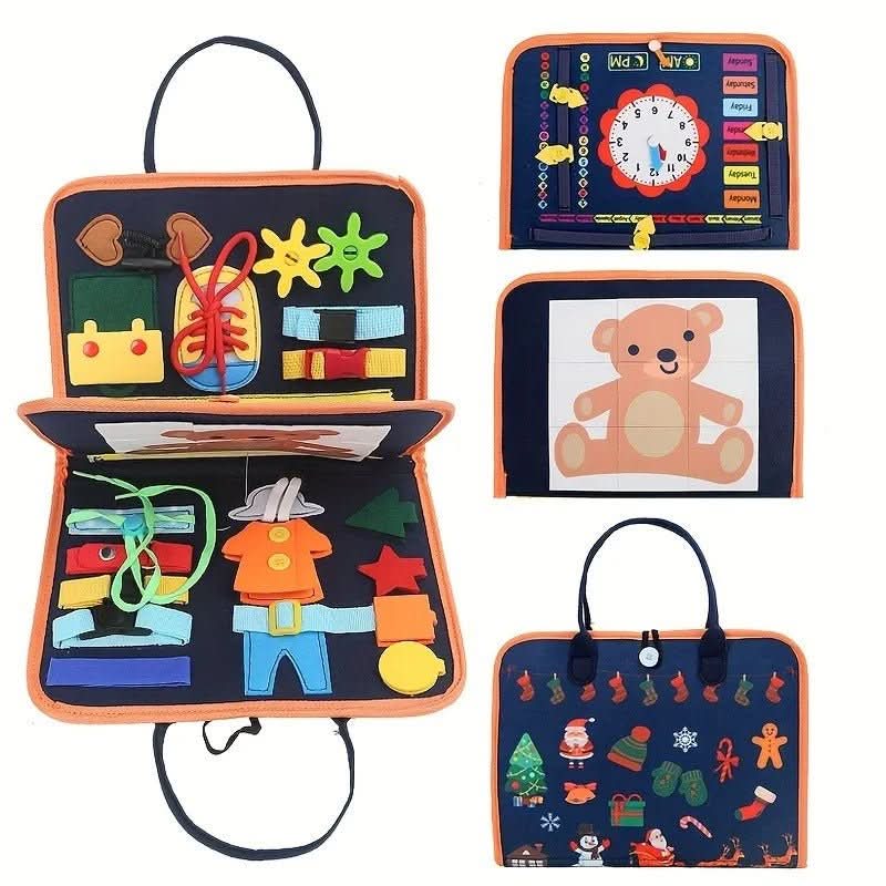 WonderTots Colours Shapes Discovery Book lifestyle image 2