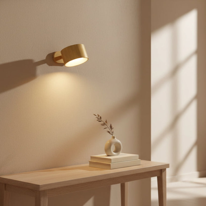 Magnetic Wall Light, 360° Cordless USB Rechargeable Wall Lamp with 3 Brightness Levels