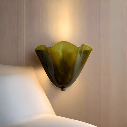 VINTGLOW Stained Glass LED Wall Lamp