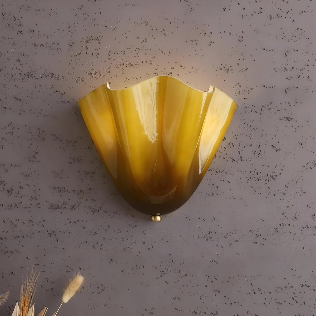 VINTGLOW Stained Glass LED Wall Lamp