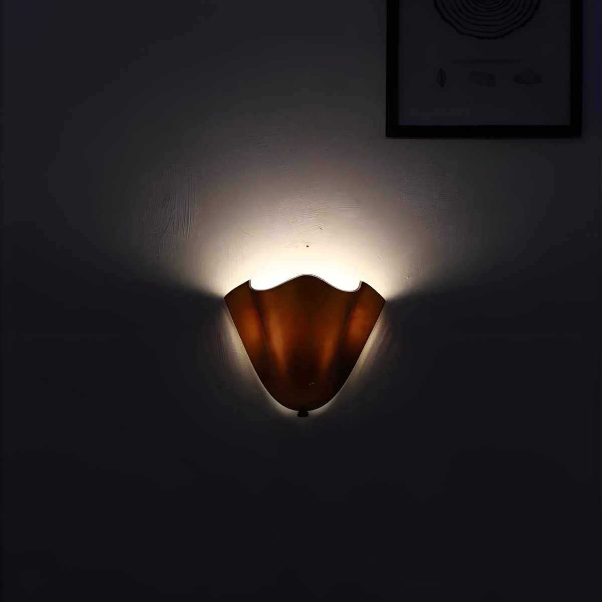 VINTGLOW Stained Glass LED Wall Lamp