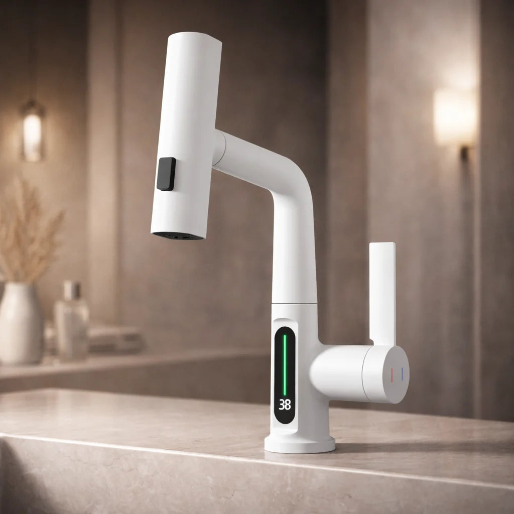 Pull-Out Kitchen Faucet, 5 Spray Modes