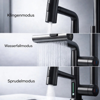 Pull-Out Kitchen Faucet, 5 Spray Modes